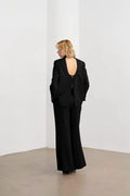 Black Oversized Suit – Backless Blazer