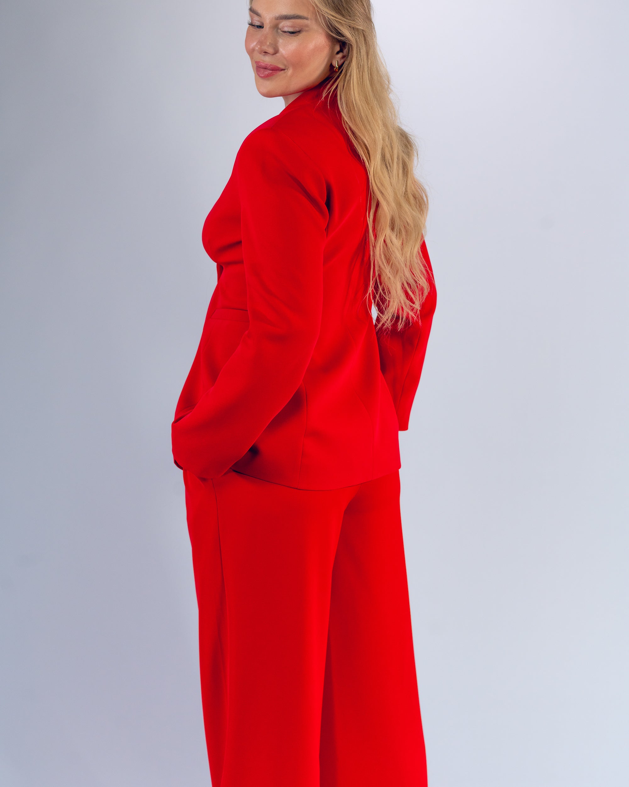 Tailleur – Col châle & bouton unique